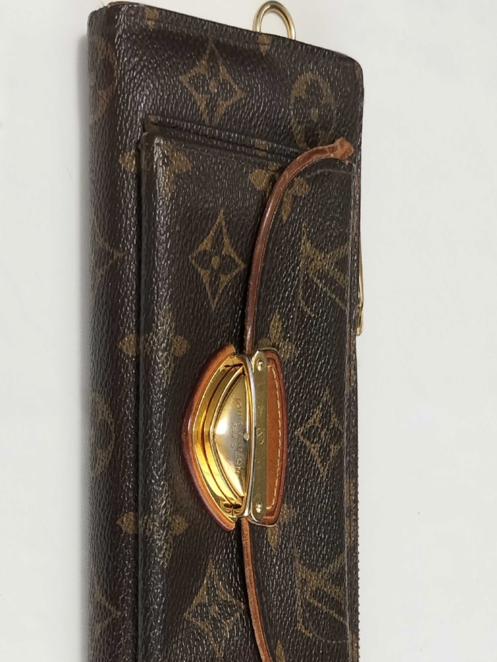 Louis Vuitton Monogram Long Wallet Gold Hardware – Zipper Needs Repair